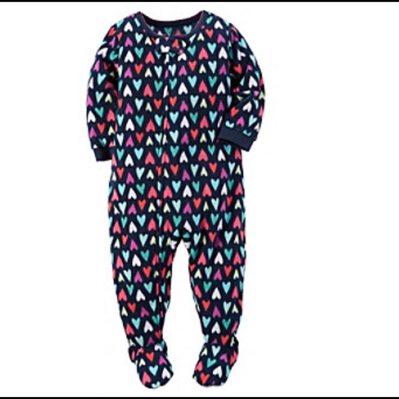 Carters girls one piece fleece sleeper. Brand new. - Picture 2 of 10